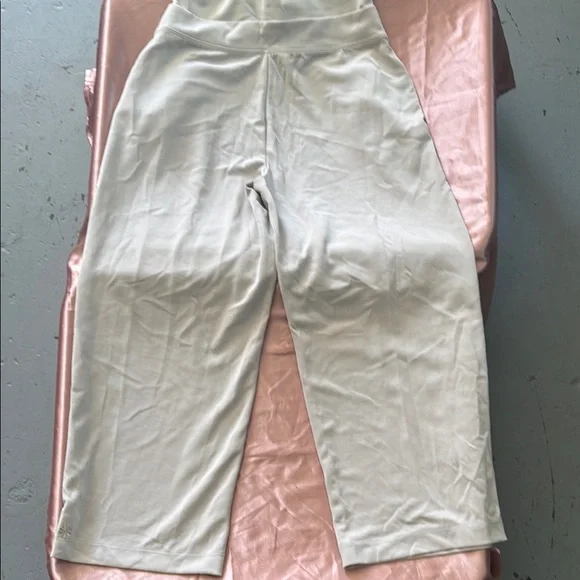 Athleta Cream Wide Leg Pants - Picture 3 of 3